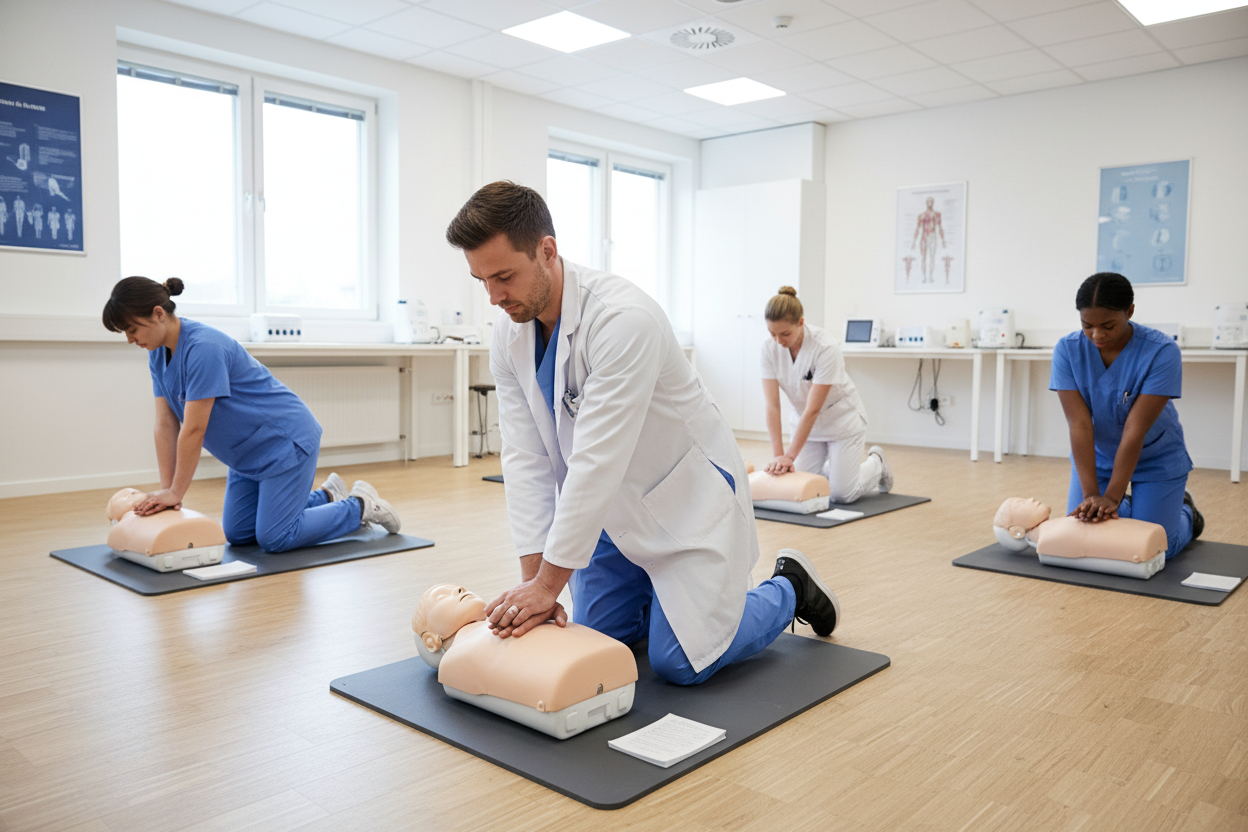 S-HLR utbildning med aktiva deltagare